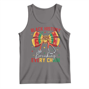 Black History Breaking Every Chain Tank Top Gift For Black Nurse TS12 Deep Heather Print Your Wear