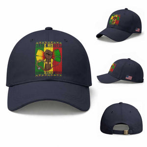 Breaking Every Chain Baseball Cap Black History Medical Professional Gift TS12 Baseball Cap Universal Fit Navy Print Your Wear
