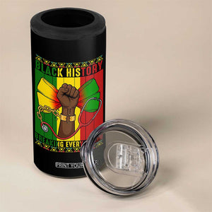 Breaking Every Chain 4 in 1 Can Cooler Tumbler Black History Medical Professional Gift TS12 Print Your Wear