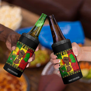 Breaking Every Chain 4 in 1 Can Cooler Tumbler Black History Medical Professional Gift TS12 Print Your Wear