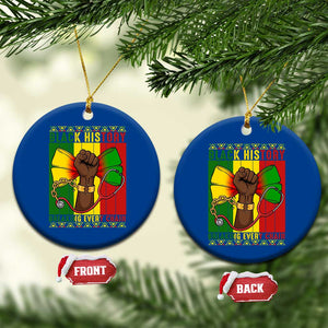 Breaking Every Chain Ceramic Ornament Black History Medical Professional Gift TS12 1pc Blue Print Your Wear