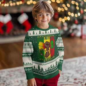 Breaking Every Chain Ugly Christmas Sweater Black History Medical Professional Gift TS12 Forest Green Beige Print Your Wear