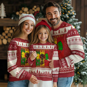 Breaking Every Chain Ugly Christmas Sweater Black History Medical Professional Gift TS12 Red Beige Print Your Wear