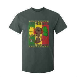 Breaking Every Chain T Shirt For Kid Black History Medical Professional Gift TS12 Dark Forest Green Print Your Wear