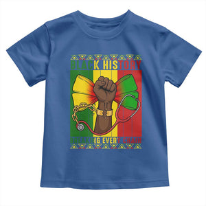 Breaking Every Chain Toddler T Shirt Black History Medical Professional Gift TS12 Royal Blue Print Your Wear