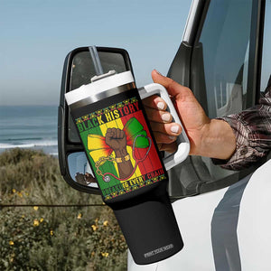 Breaking Every Chain Tumbler With Handle Black History Medical Professional Gift TS12 Print Your Wear