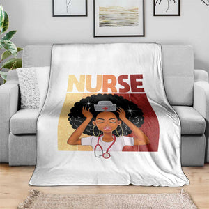 Strong Black Nurse Throw Blanket Black History Medical Professional Gift TS12 Print Your Wear