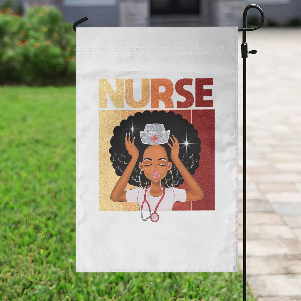 Strong Black Nurse Garden Flag Black History Medical Professional Gift TS12 Print Your Wear