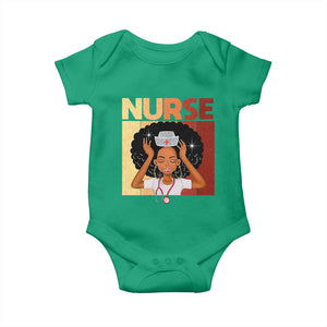 Strong Black Nurse Baby Onesie Black History Medical Professional Gift TS12 Irish Green Print Your Wear
