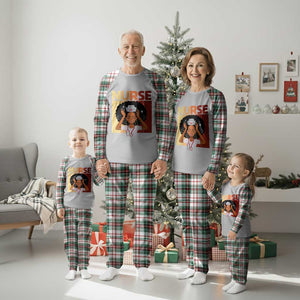 Strong Black Nurse Plaid Pajama Set Black History Medical Professional Gift TS12 Christmas Plaid Print Your Wear