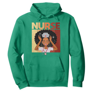 Strong Black Nurse Hoodie Black History Medical Professional Gift TS12 Irish Green Print Your Wear