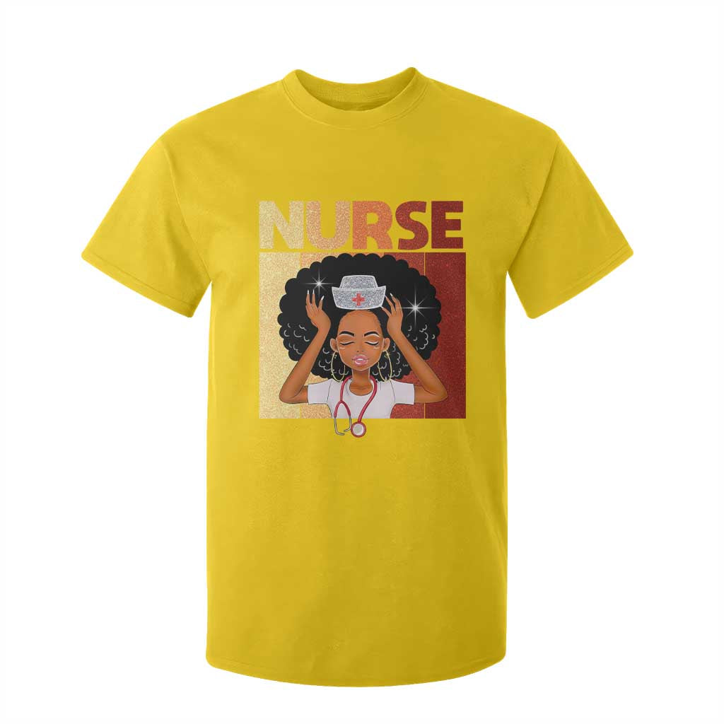 Strong Black Nurse T Shirt For Kid Black History Medical Professional Gift TS12 Daisy Print Your Wear