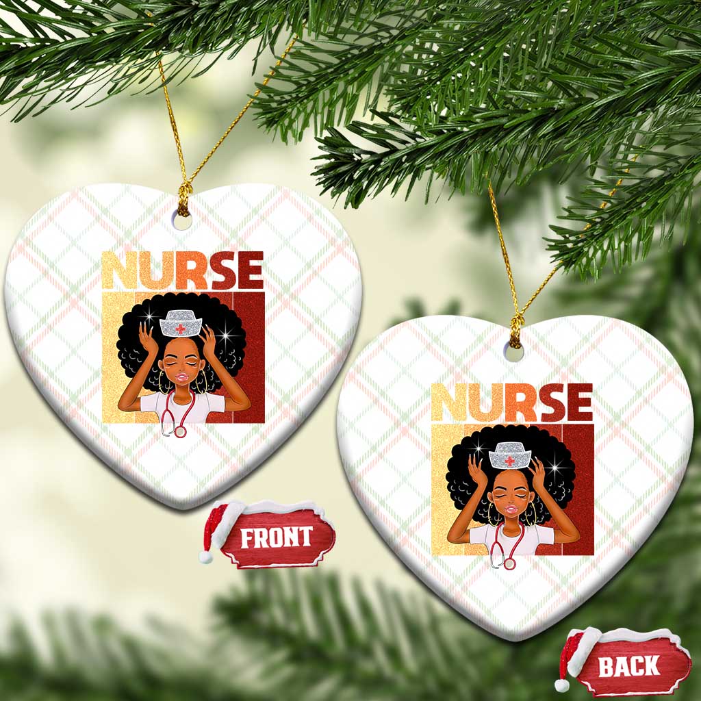 Strong Black Nurse Ceramic Ornament Black History Medical Professional Gift TS12 Print Your Wear