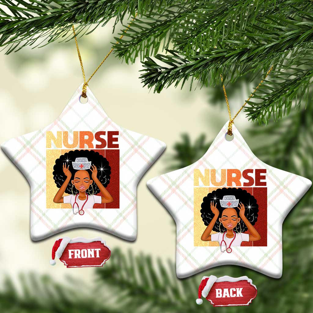 Strong Black Nurse Ceramic Ornament Black History Medical Professional Gift TS12 Print Your Wear