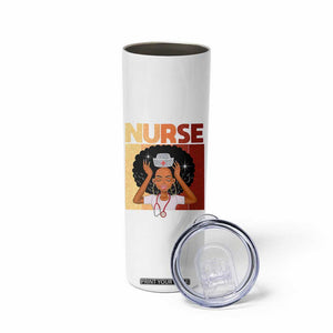 Strong Black Nurse Skinny Tumbler Black History Medical Professional Gift TS12 Print Your Wear