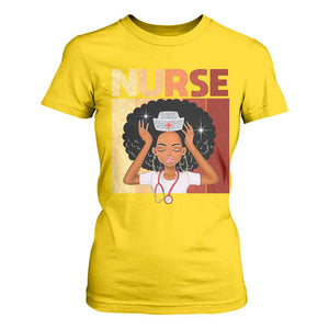 Strong Black Nurse T Shirt For Women Black History Medical Professional Gift TS12 Daisy Print Your Wear