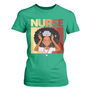Strong Black Nurse T Shirt For Women Black History Medical Professional Gift TS12 Irish Green Print Your Wear