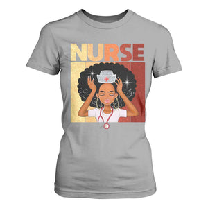 Strong Black Nurse T Shirt For Women Black History Medical Professional Gift TS12 Sport Gray Print Your Wear