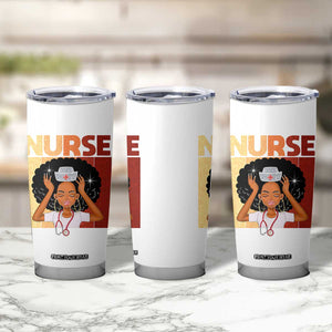 Strong Black Nurse Tumbler Cup Black History Medical Professional Gift TS12 Print Your Wear