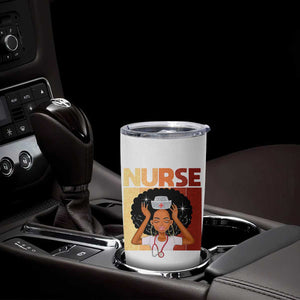 Strong Black Nurse Tumbler Cup Black History Medical Professional Gift TS12 Print Your Wear