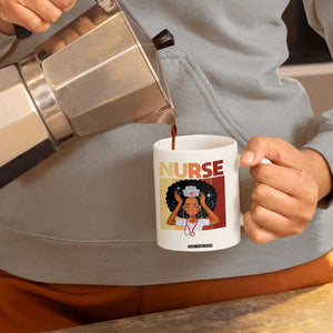 Strong Black Nurse Coffee Mug Black History Medical Professional Gift TS12 Print Your Wear