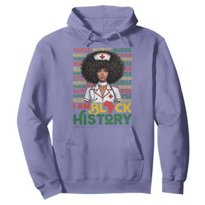 I Am Black History Hoodie Black History Month Nurse Gift TS12 Violet Print Your Wear