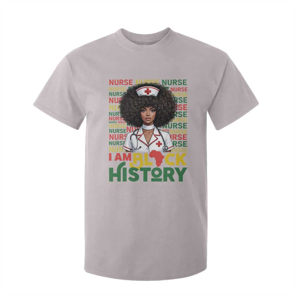 I Am Black History T Shirt For Kid Black History Month Nurse Gift TS12 Ice Gray Print Your Wear