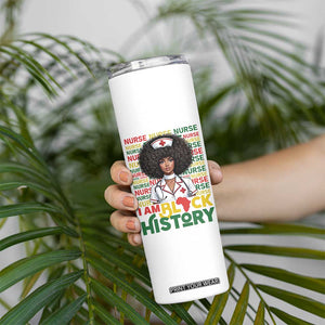 I Am Black History Skinny Tumbler Black History Month Nurse Gift TS12 Print Your Wear