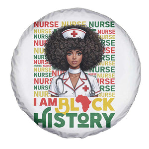 I Am Black History Spare Tire Cover Black History Month Nurse Gift TS12 Print Your Wear