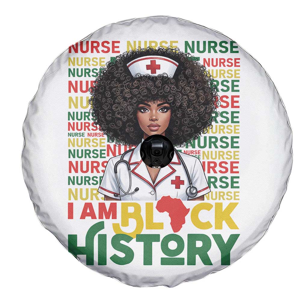 I Am Black History Spare Tire Cover Black History Month Nurse Gift TS12 Print Your Wear