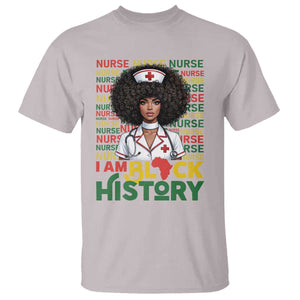 I Am Black History T Shirt Black History Month Nurse Gift TS12 Ice Gray Print Your Wear