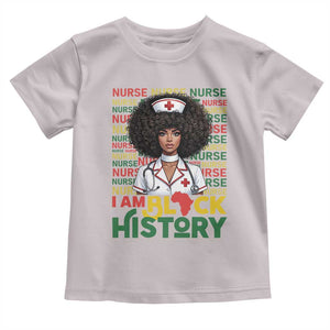 I Am Black History Toddler T Shirt Black History Month Nurse Gift TS12 Ice Gray Print Your Wear