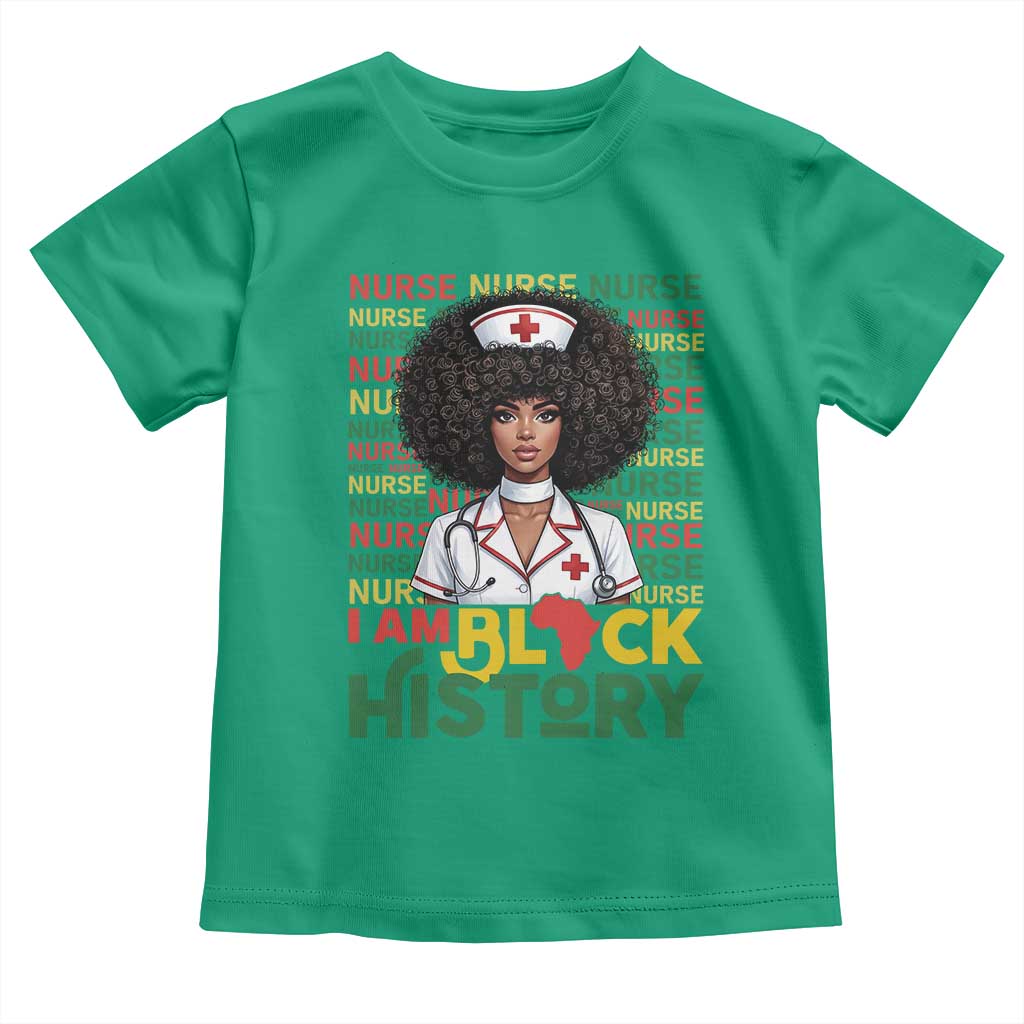 I Am Black History Toddler T Shirt Black History Month Nurse Gift TS12 Irish Green Print Your Wear