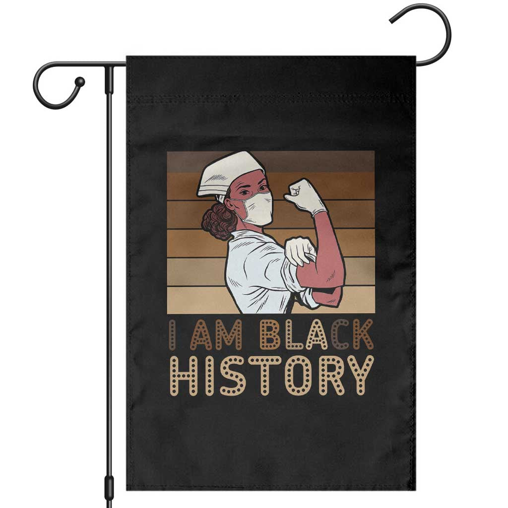 Proud Black Nurse Garden Flag I Am Black History TS12 Black Print Your Wear