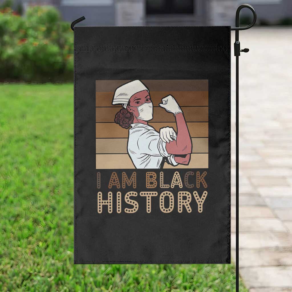 Proud Black Nurse Garden Flag I Am Black History TS12 Print Your Wear
