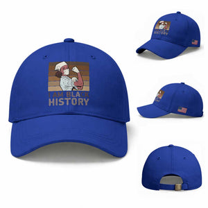 Proud Black Nurse Baseball Cap I Am Black History TS12 Baseball Cap Universal Fit Royal Blue Print Your Wear