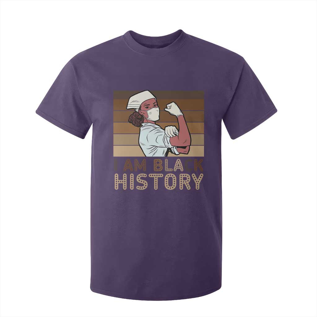 Proud Black Nurse T Shirt For Kid I Am Black History TS12 Purple Print Your Wear