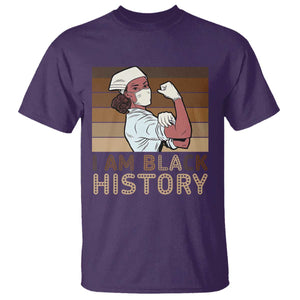 Proud Black Nurse T Shirt I Am Black History TS12 Purple Print Your Wear