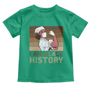 Proud Black Nurse Toddler T Shirt I Am Black History TS12 Irish Green Print Your Wear
