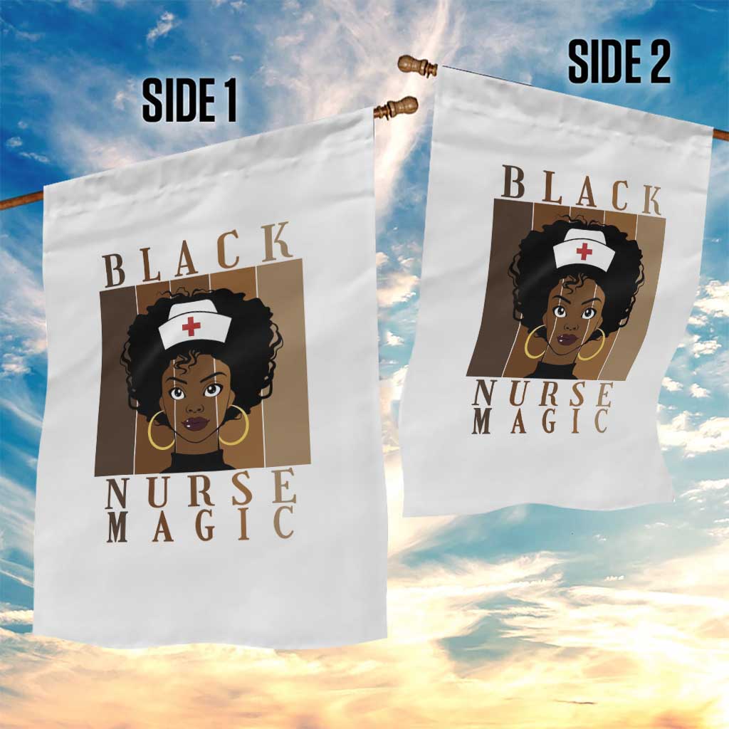 Black Nurse Magic Garden Flag Black History Month Nurse Gift TS12 Print Your Wear