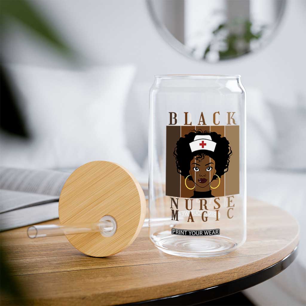 Black Nurse Magic Glass Can Black History Month Nurse Gift TS12 Print Your Wear