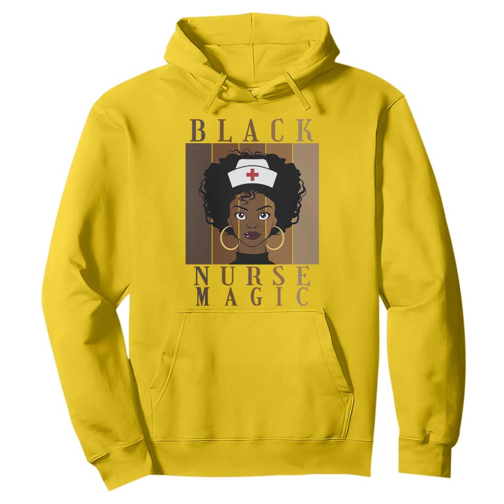 Black Nurse Magic Hoodie Black History Month Nurse Gift TS12 Daisy Print Your Wear