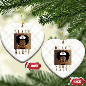 Black Nurse Magic Ceramic Ornament Black History Month Nurse Gift TS12 Print Your Wear