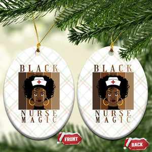 Black Nurse Magic Ceramic Ornament Black History Month Nurse Gift TS12 Print Your Wear