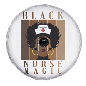 Black Nurse Magic Spare Tire Cover Black History Month Nurse Gift TS12 Print Your Wear