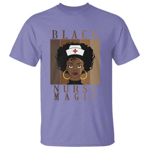 Black Nurse Magic T Shirt Black History Month Nurse Gift TS12 Violet Print Your Wear