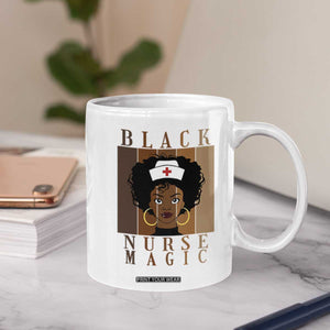 Black Nurse Magic Coffee Mug Black History Month Nurse Gift TS12 Print Your Wear