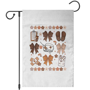 Proud Black Nurse Garden Flag Gift For African Nurse Black History TS12 White Print Your Wear