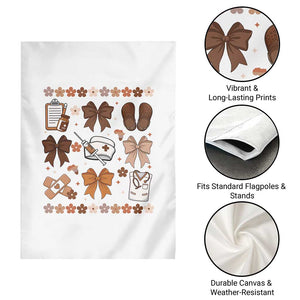 Proud Black Nurse Garden Flag Gift For African Nurse Black History TS12 Print Your Wear