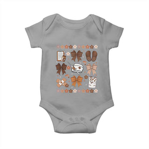 Proud Black Nurse Baby Onesie Gift For African Nurse Black History TS12 Sport Gray Print Your Wear